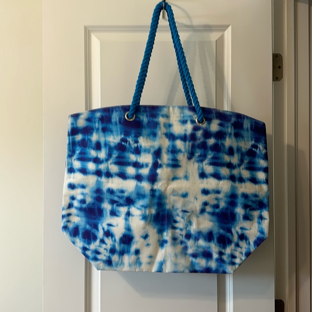 Tie dye beach bag, never used
